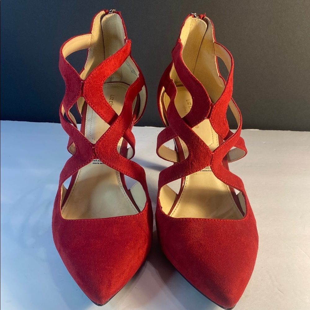 Elegant Red Women's Heels 3 inches